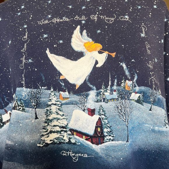 Winter/Christmas Scene - Crewneck Sweatshirt - Picture 2 of 7